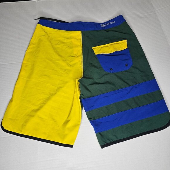 Lot of 3 Pairs Hurley Board Shorts Men's Swim Multi Phantom 33 Waist *Altered* - Picture 4 of 16